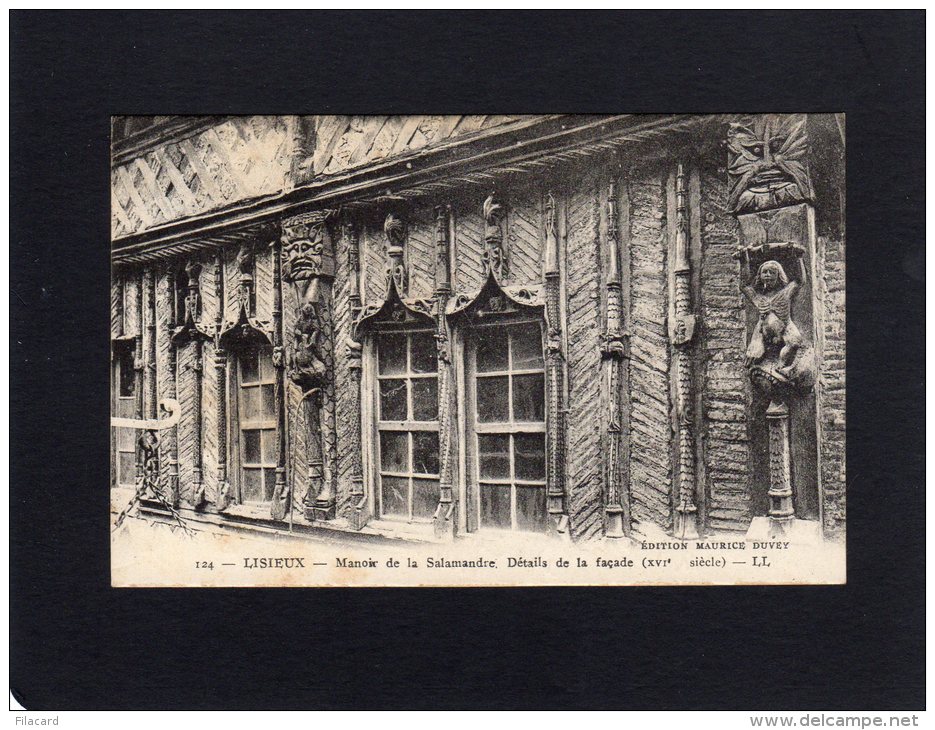 44465    Francia,   Lisieux  -  Manoir De La  Salamandre -  Details  De La  Facade (XVIe  Siecle),    NV(scritta) - Lisieux
