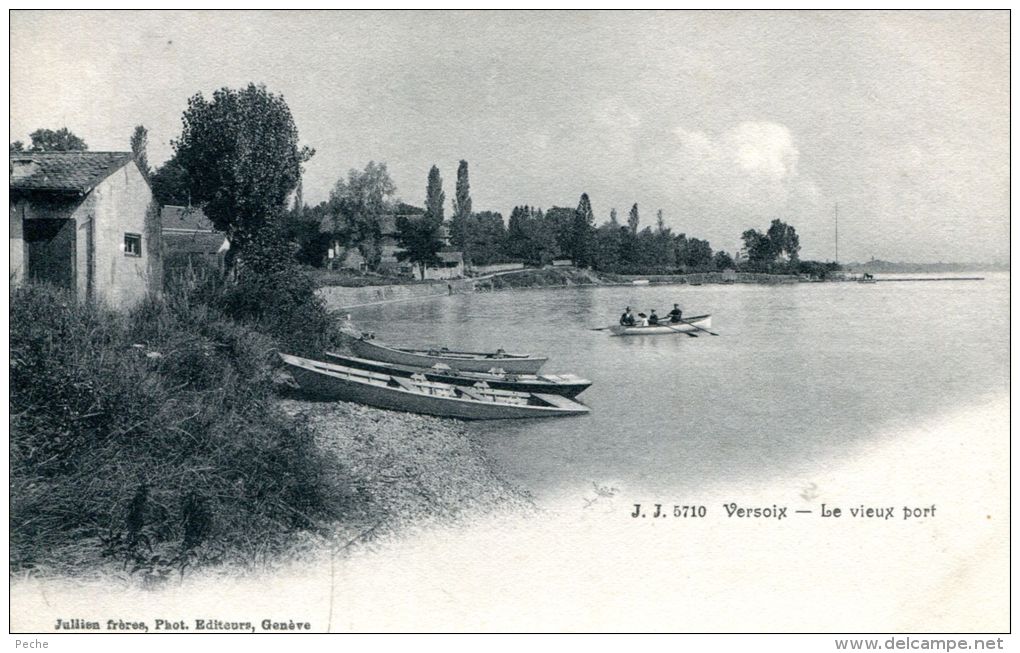 N°35967 -cpa Versoix -le Vieux Port- - Versoix