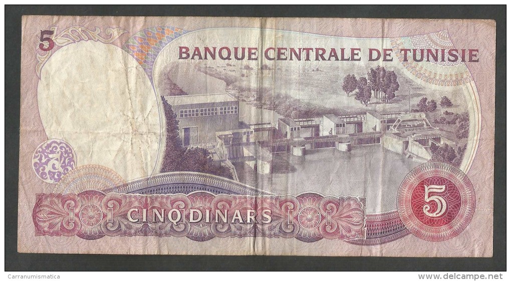 [NC] TUNISIE - BANQUE CENTRALE De TUNISIE - 5 DINARS (1983) BOURGUIBA - Tunisie