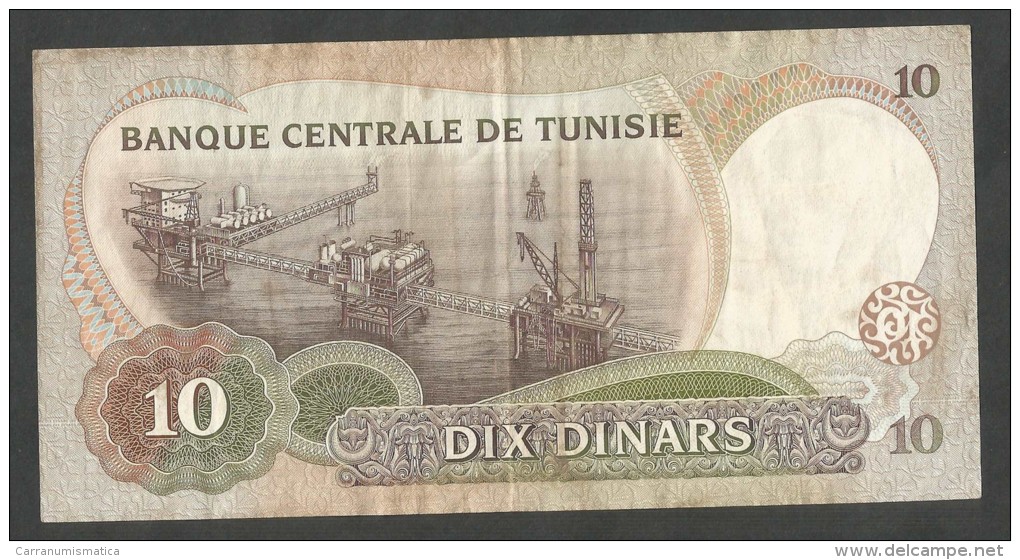 [NC] TUNISIE - BANQUE CENTRALE De TUNISIE - 10 DINARS (1986) BOURGUIBA - Tunisie