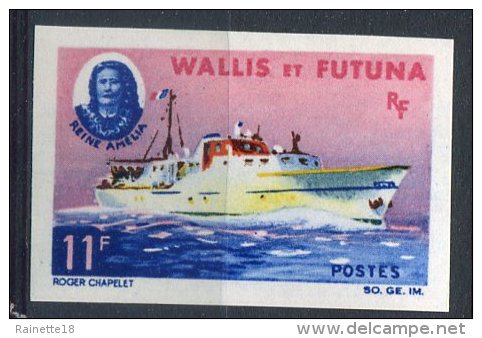 Wallis Et Futuna             171  **  Non Dentelé    Bâteau " Reine Amélia" - Neufs