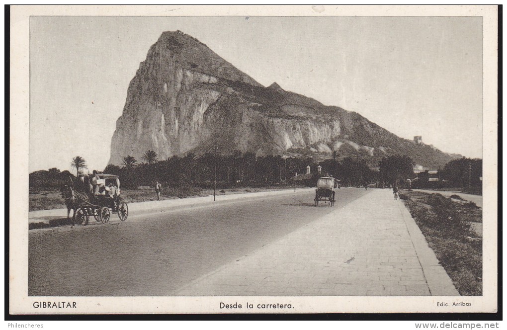 CPA - (Gibraltar) Desde La Carretera - Gibraltar