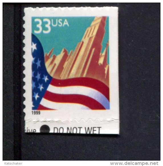 242268779 USA 1999 ** MNH SCOTT 3278F RECHTS ONGETAND - Nuevos