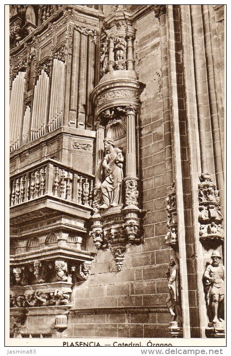 Plasencia - Catedral,Organo. - Autres & Non Classés