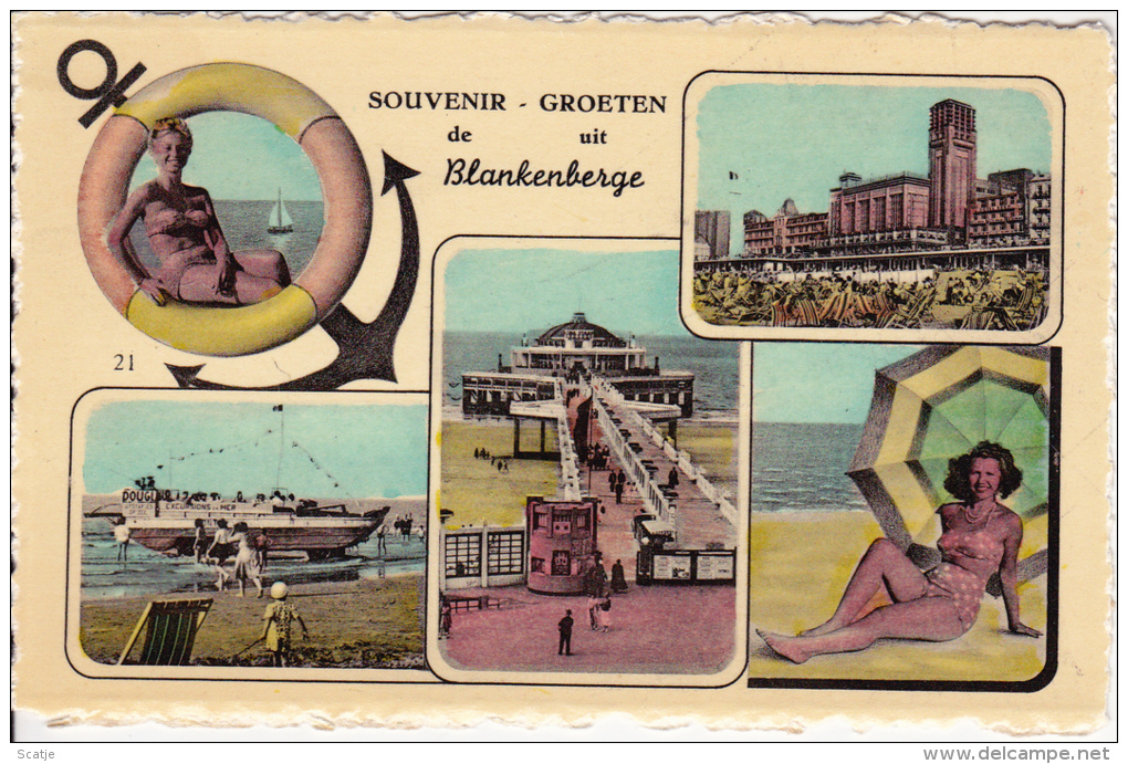 Blankenberghe. -  Groeten Uit .... - Blankenberge