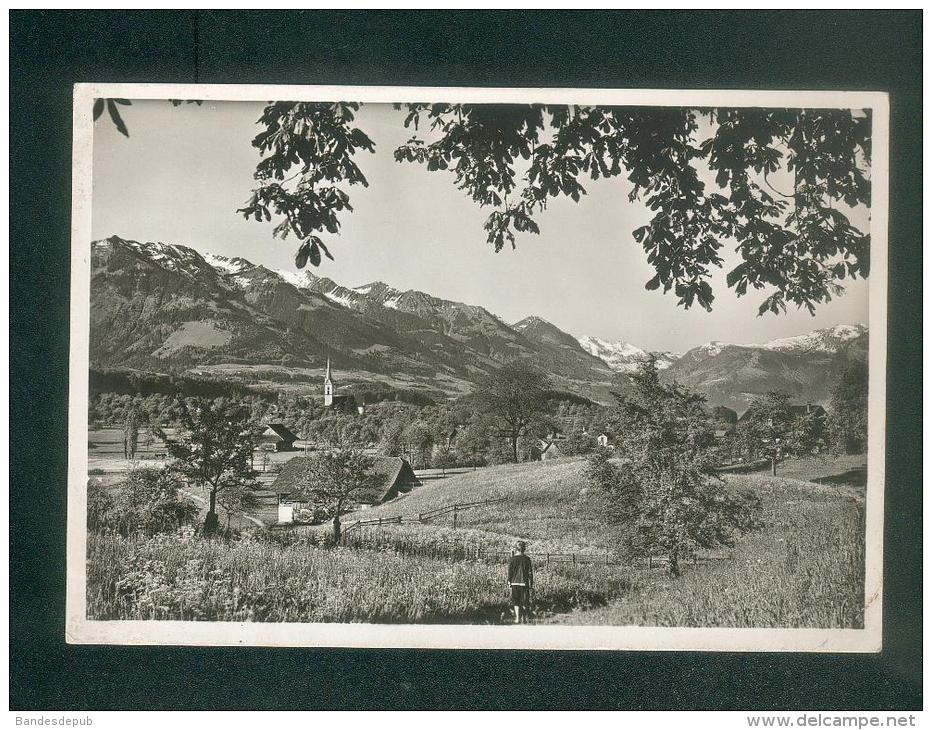 AK - Suisse OW - Kerns - Blick Gegen Die Sachsler Und Giswilerberge ( Verlag Otto Reinhard) - Giswil