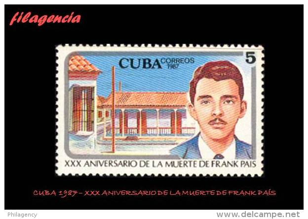 CUBA MINT. 1987-15 XXX ANIVERSARIO DE LA MUERTE DE FRANK PAÍS - Ongebruikt