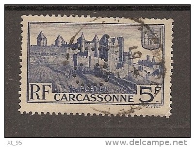 Perforation C.I. 167 - Sur 5f Carcassonne - Sonstige & Ohne Zuordnung
