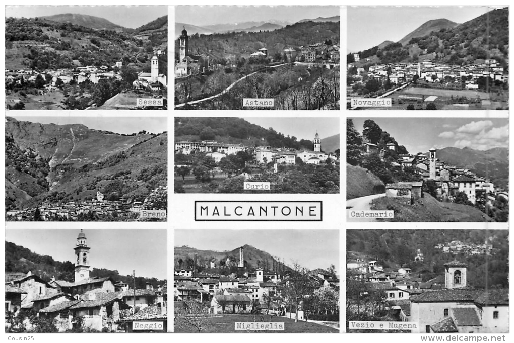 SUISSE - MALCANTONE - Multi Vues - Malcantone