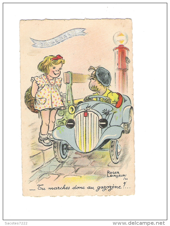 ENFANTS Et VOITURE - Roger LEVASSEUR - - Levasseur, Roger