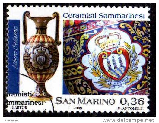 PIA - SMA - 2009 : Ceramisti Sanmarinesi  - (SAS 2212-14) - Used Stamps