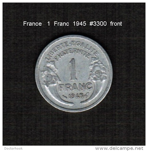 FRANCE    1  FRANC  1945  (KM # 885.1) - Other & Unclassified