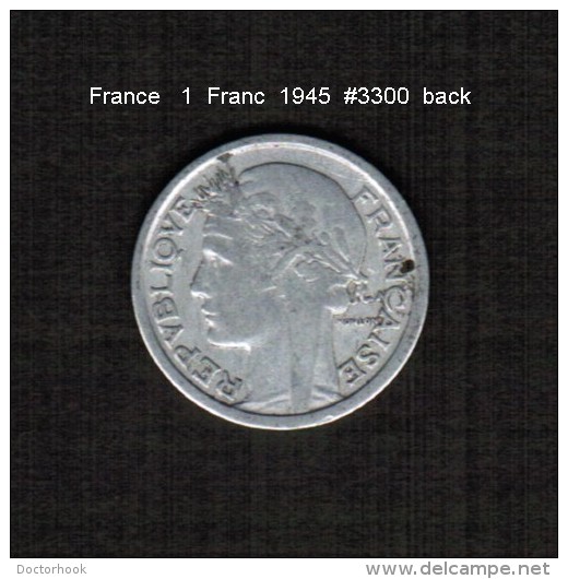 FRANCE    1  FRANC  1945  (KM # 885.1) - Other & Unclassified