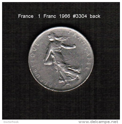 FRANCE    1  FRANC  1966  (KM # 925.1) - Other & Unclassified