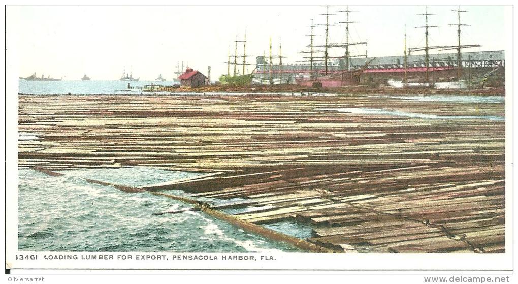 états Unis  Pensacola Loading Lumber For Export - Pensacola