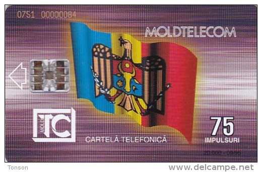 Moldova, MOL-M-06, Second Issue (09/95), Building, 2 Scans. - Moldavie