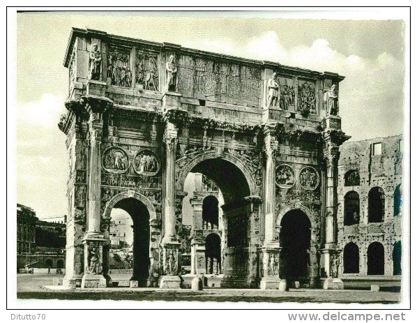 Roma - Arco Di Costantino - 5695 - Formato Grande Viaggiata Mancante Di Affrancatura - S - Altare Della Patria
