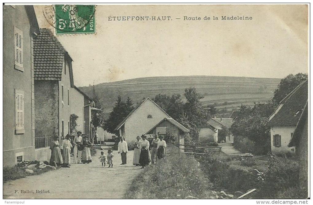 ÉTUEFFONT-HAUT.  Route De La Madeleine - Altri & Non Classificati