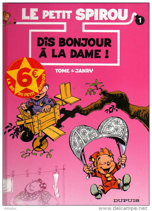 Un Lot De 6 Albums LE PETIT SPIROU  DUPUIS TOME JANRY - Paquete De Libros