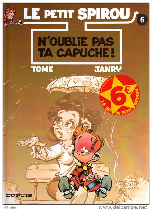 Un Lot De 6 Albums LE PETIT SPIROU  DUPUIS TOME JANRY - Lots De Plusieurs BD