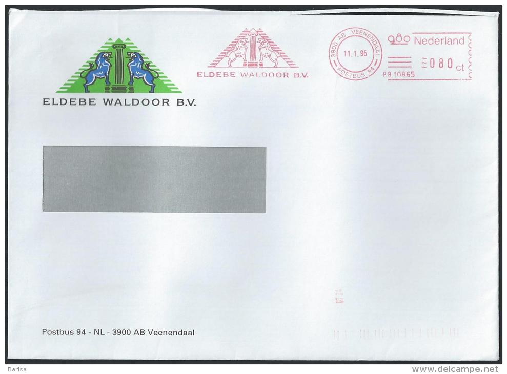 Netherlands Cover With Meter Cancel; Veenendaal  11-01-1995 - Covers & Documents