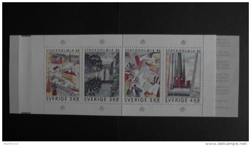 Sweden -  Mi.Nr. 1336-9, Booklet**MNH - 1985 - Look Scan - 1981-..