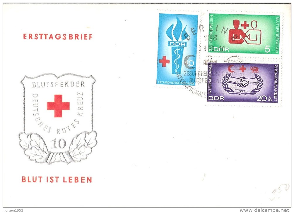 GERMANY  # DDR LETTER FROM 1966 RED CROSS - Covers - Used