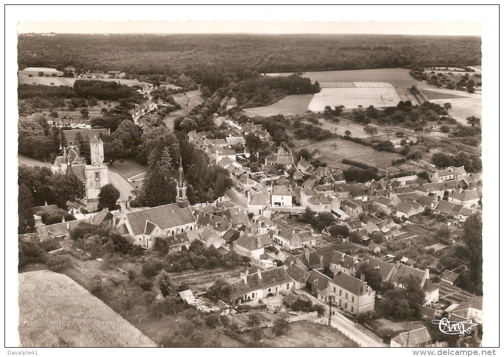 37 BEAUMONT LA RONCE VUE GENERALE AERIENNE  28354 A TRES BON ETAT - Beaumont-la-Ronce