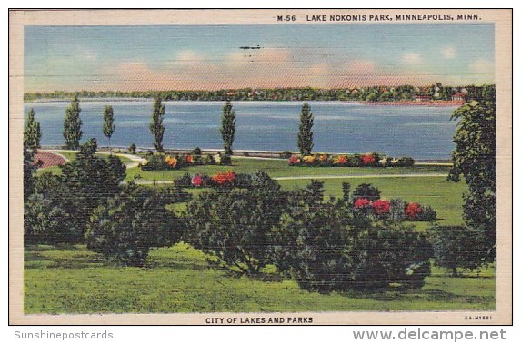 Lake Nokomis Park Minneapolis Minnesota 1947 - Minneapolis