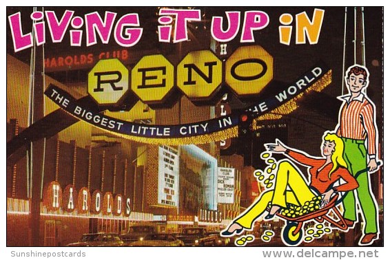 Reno The Fun City Of The West Reno Nevada - Reno