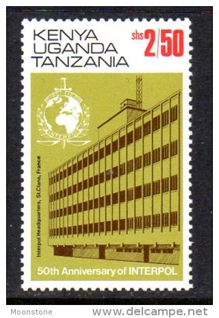 Kenya KUT 1973 Interpol Police 2/50 Value, MNH - Kenya, Uganda & Tanzania