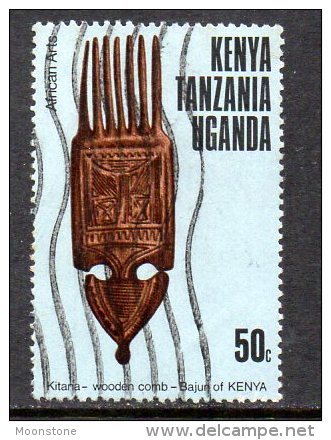 Kenya KUT 1975 African Arts 50c Value, Used - Kenya, Uganda & Tanzania