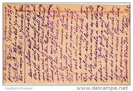 GUE - L13 - Carte De Prisonnier De Guerre 1916 Avec Cachets De Censure - 1. Weltkrieg