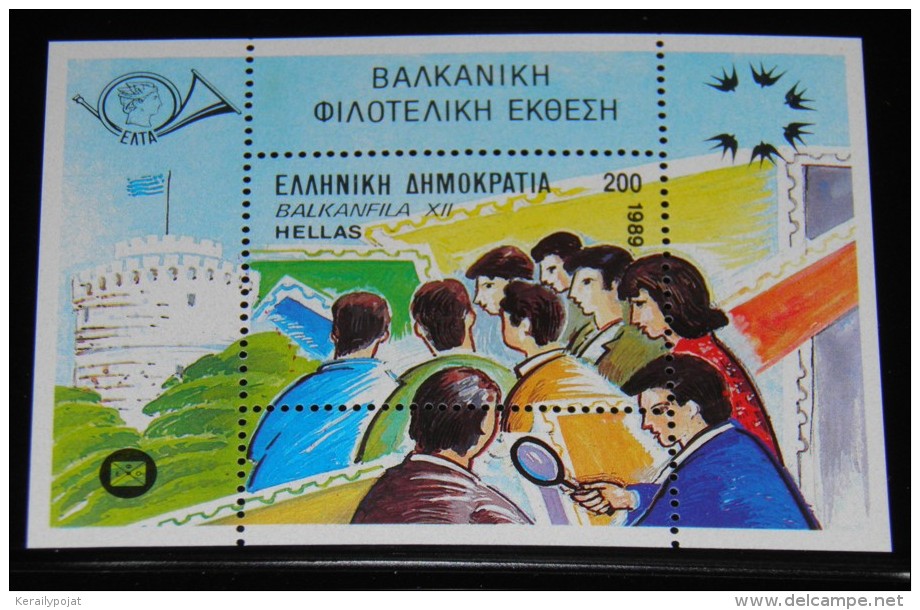 Greece - 1989 Balkanfila'89 Block MNH__(THB-3566) - Blocchi & Foglietti