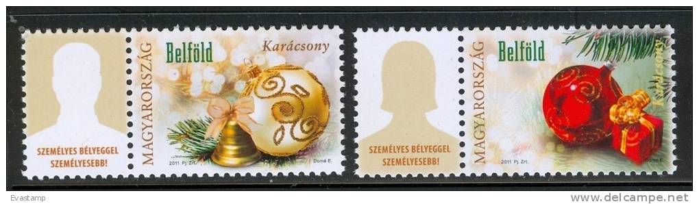 HUNGARY-2011. Christmas II.Cpl.Set With Label MNH!! - Ongebruikt