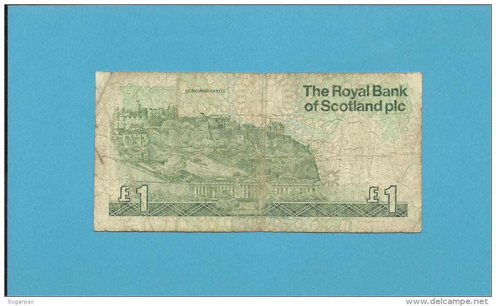 SCOTLAND - UNITED KINGDOM - 1 POUND - 25.03.1987 - P 346 - THE ROYAL BANK OF SCOTLAND PLC - 1 Pound