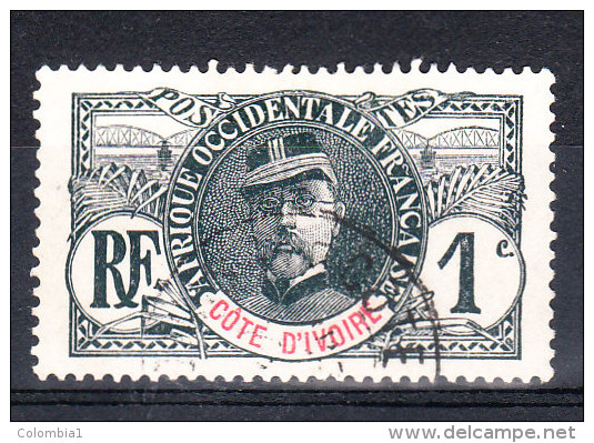 COTE D'IVOIRE YT 21 OB - Used Stamps