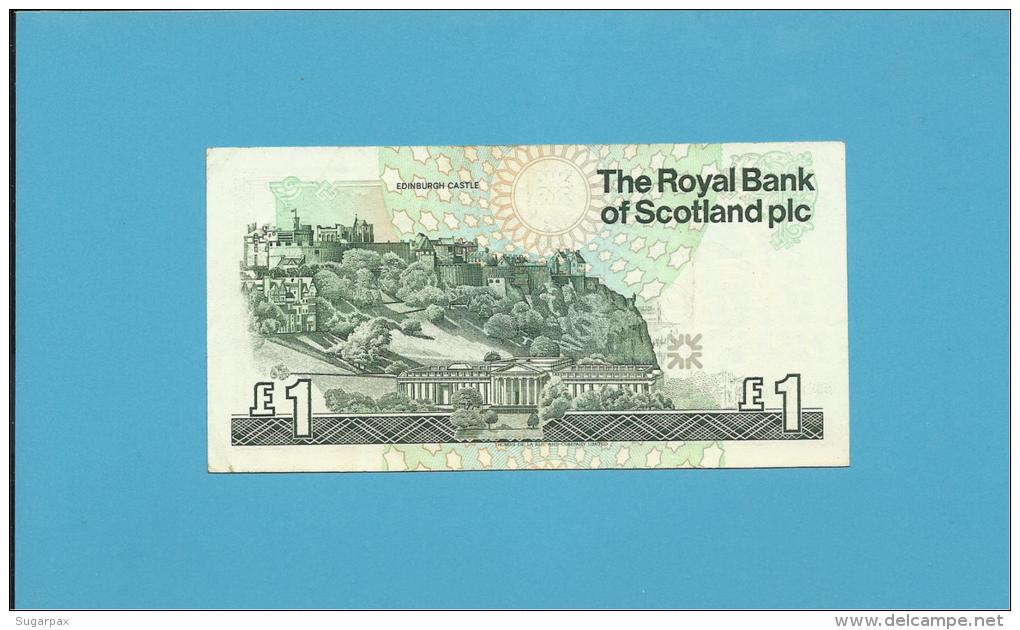 SCOTLAND - UNITED KINGDOM - 1 POUND - 19.12.1990 - P 351a - THE ROYAL BANK OF SCOTLAND PLC - 1 Pound