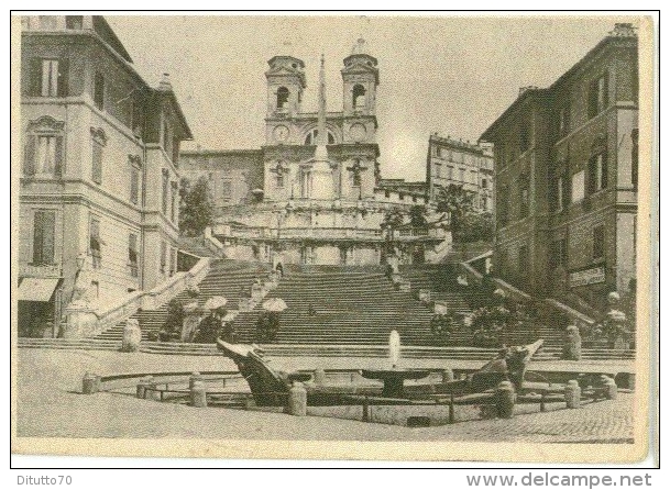 Roma - Piazza Di Spagna - Formato Grande Viaggiato - S - Altare Della Patria