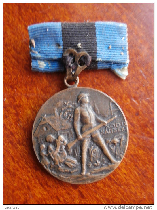 Estland Estonia Estonie 1918-1920 Medal Liberation War Freiheitskrieg Small Ribbon Type - Estonia