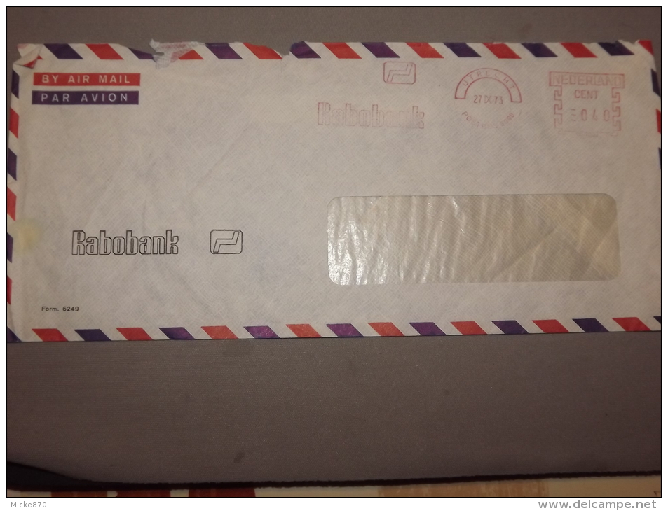 Enveloppe Pays Bas Rabobank - Macchine Per Obliterare (EMA)