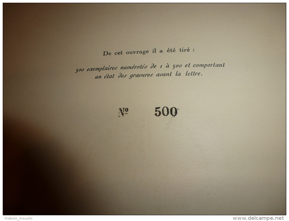 1928 Rare Exemplaire Première édition Numéro 500 , PARIS En Photos Sépia De Berthaud Et Henri Manuel (1kg400) - 1901-1940