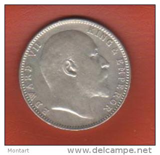 INDIA INDIE - 1908 - 1 RUPIE - SILVER - CIRCULATED - India