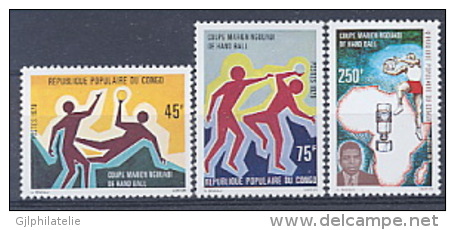 CONGO République Populaire Du - 0551/53 - Coupe De Handball - Handball