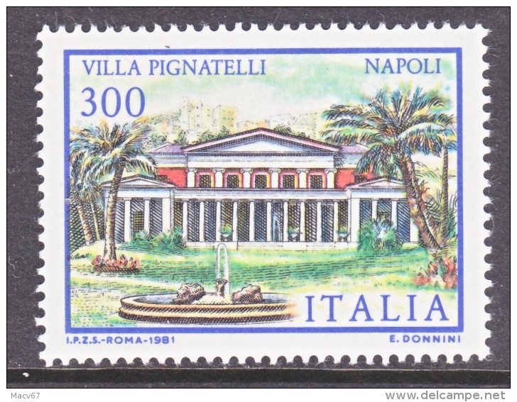 ITALY  1495  **   VILLA  NAPLES - 1981-90: Mint/hinged