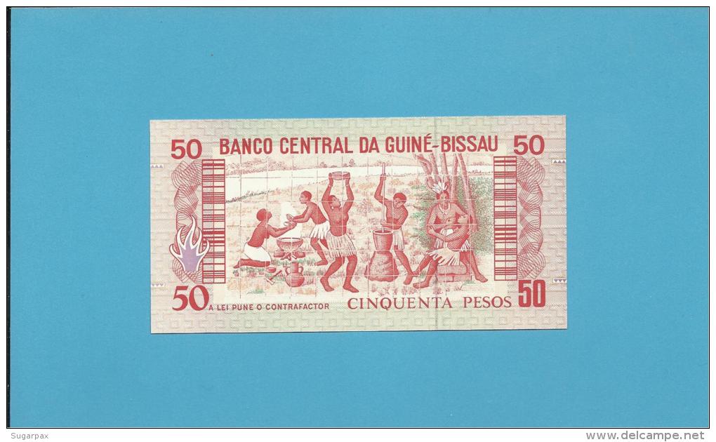GUINEA-BISSAU - 50 PESOS - 1.3.1990 - UNC - P 10 - PANSAU NA ISNA - Guinea-Bissau