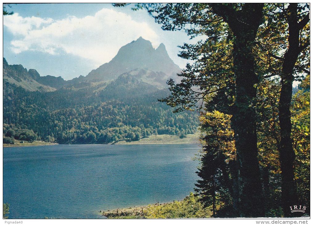 Cp , RÉGIONS , MIDI-PYRÉNÉES , Lac De Bious-Artigues Et Le Pic Du Midi D'Ossau (Alt. 2885 M.) - Midi-Pyrénées