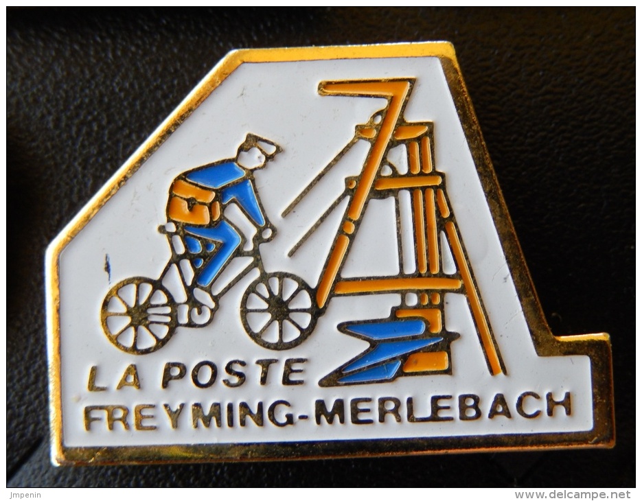 Pin's Vélo Cyclisme La Poste Freyming Merlebach - Radsport