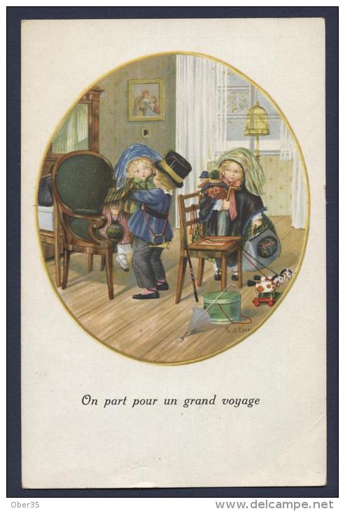 On Part Pour Un Grand Voyage - Humorous Cards