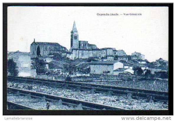 11 - CAPENDU - VUE GENERALE - GROS PLAN DE LA VOIE DE CHEMIN DE FER - Capendu